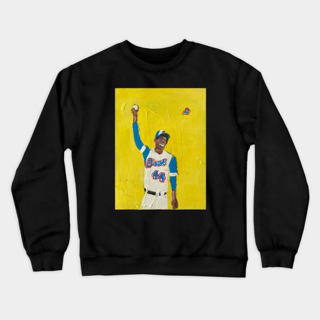 Hank Aaron Crewneck Sweatshirt by ElSantosWorld